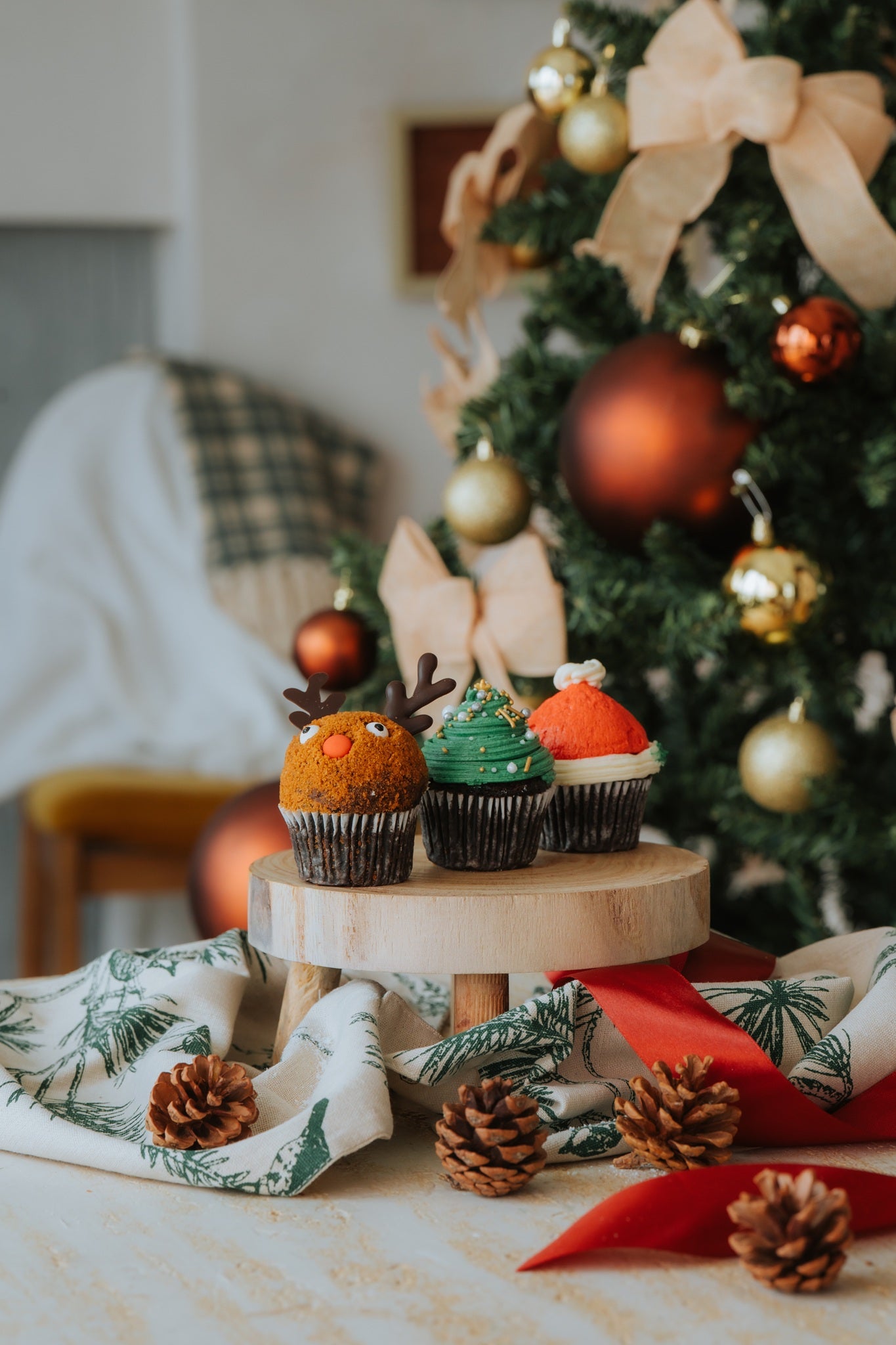 Christmas Cupcakes (Box of 4)