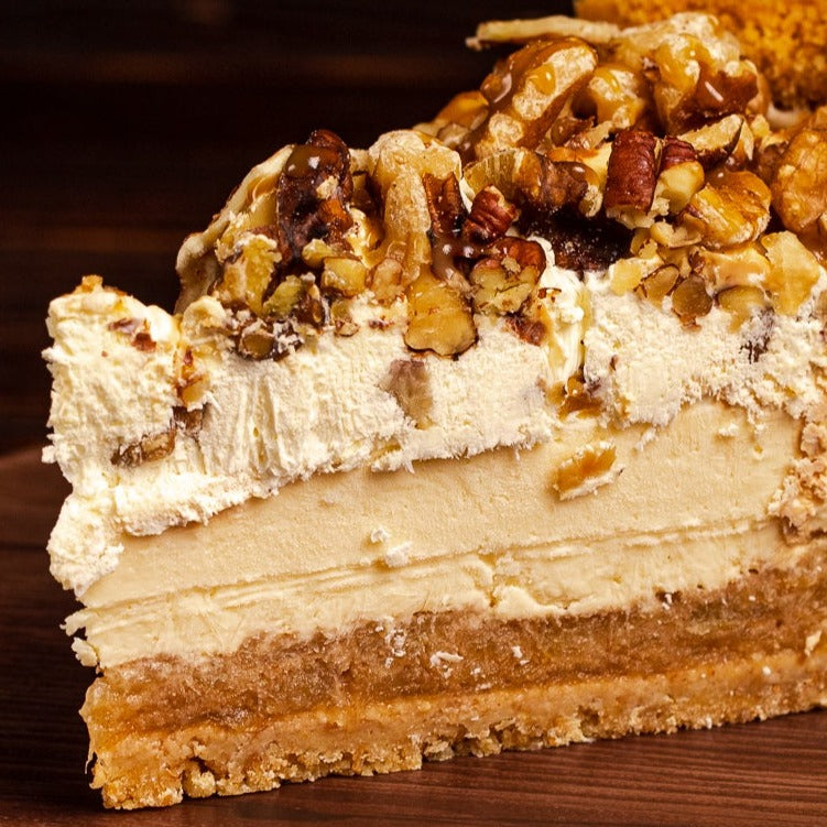 Salted Caramel Apple Cheesecake