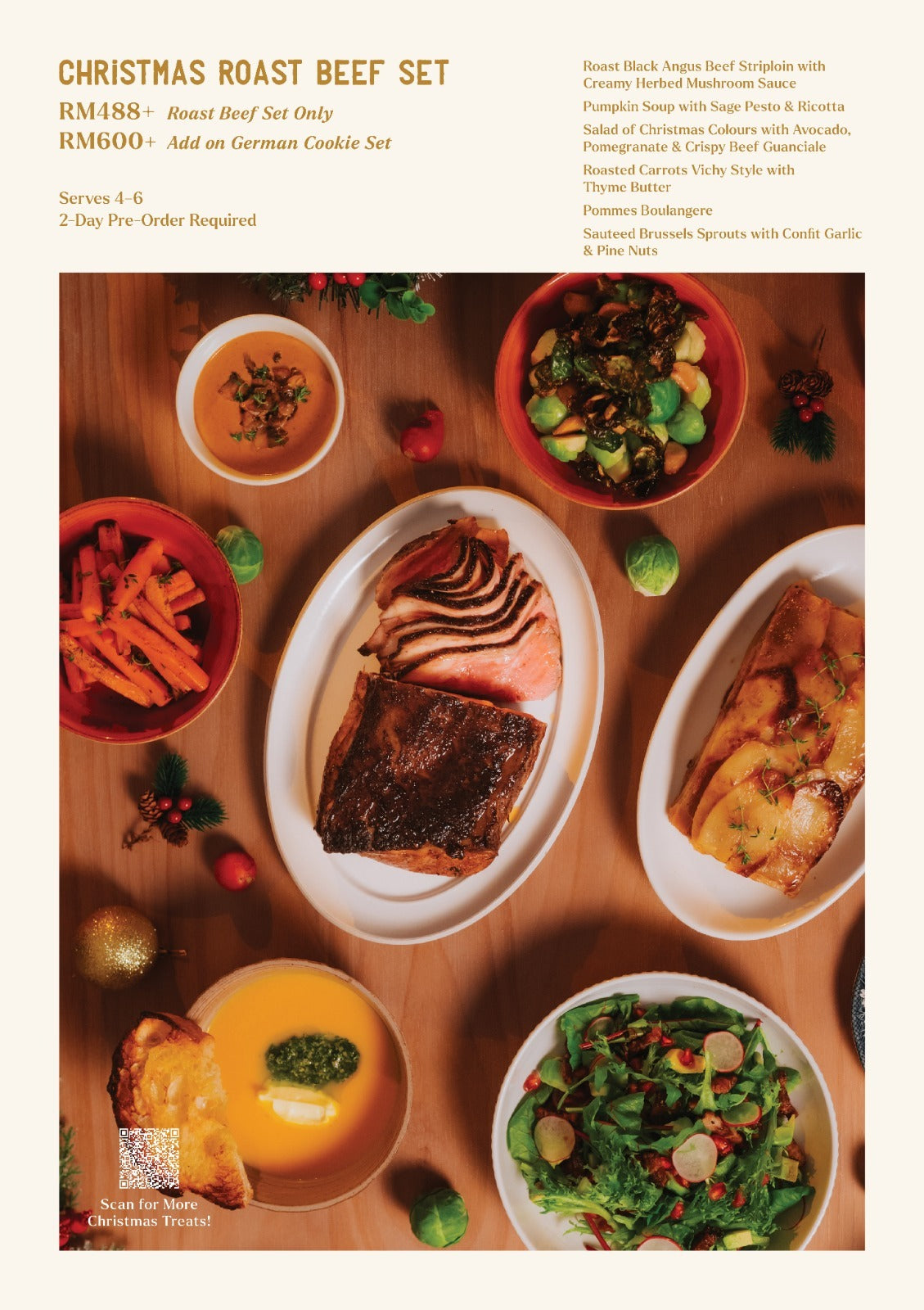 Christmas Roast Beef Set