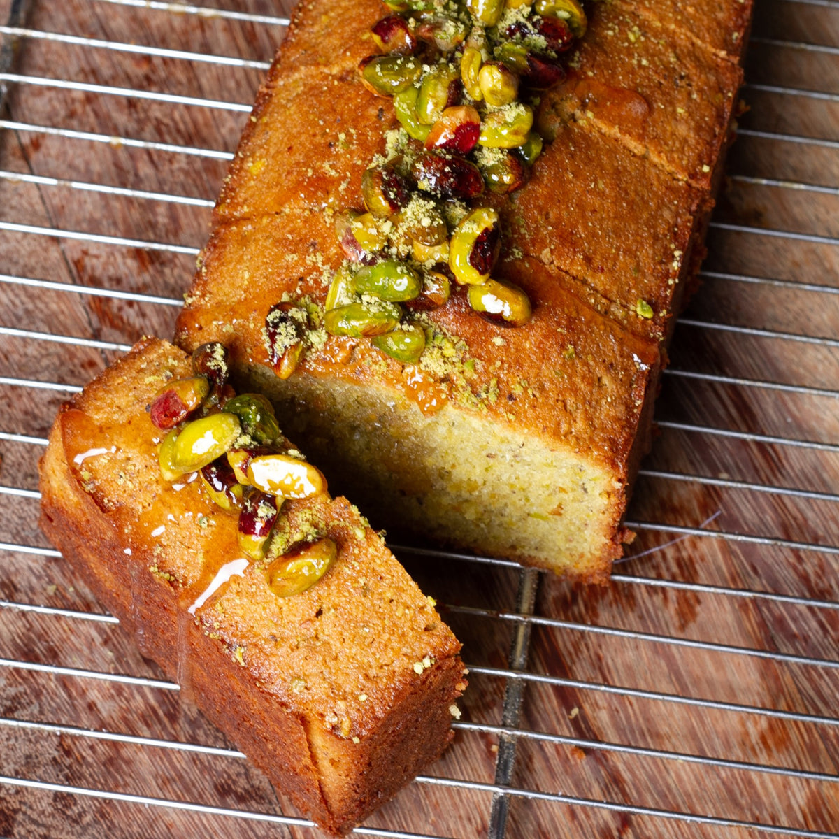 Lemon Pistachio Loaf 7'5