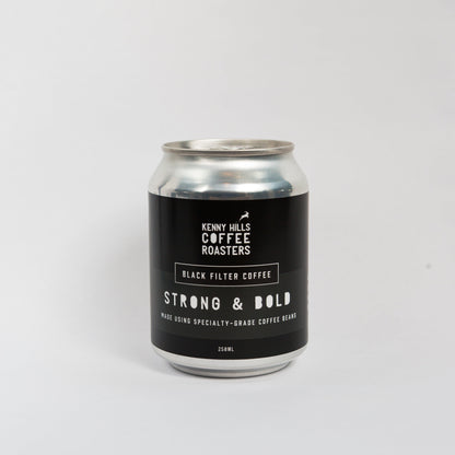 Black Filter Coffee Cans